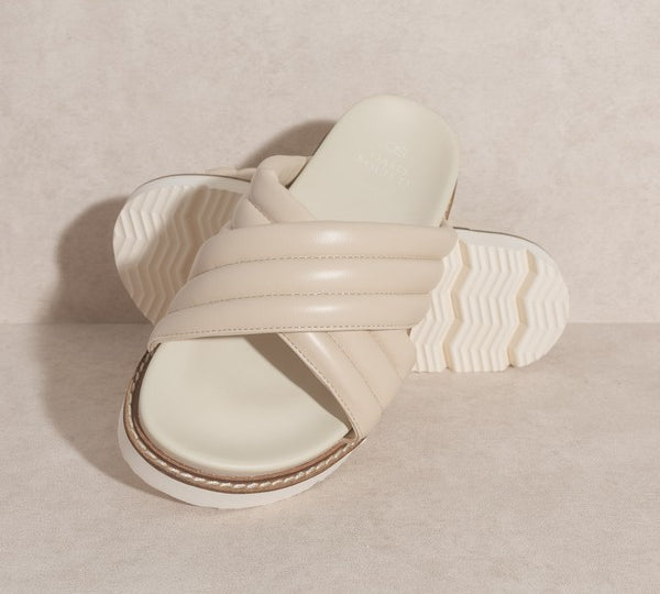 Lily Puff Slides - Citrine Collective Co