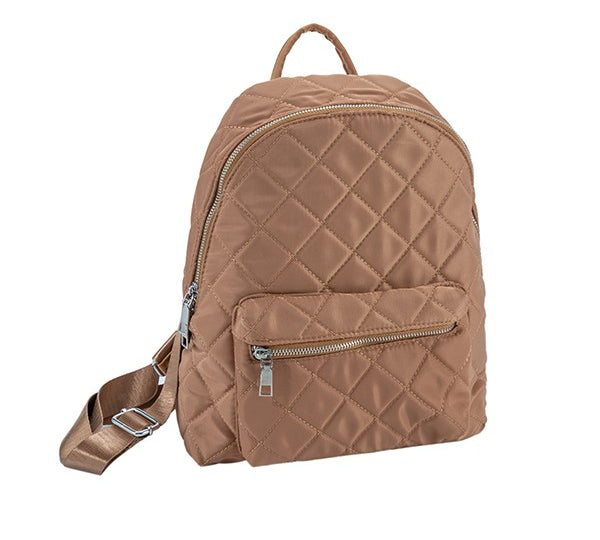 Nylon Quilted Backpack