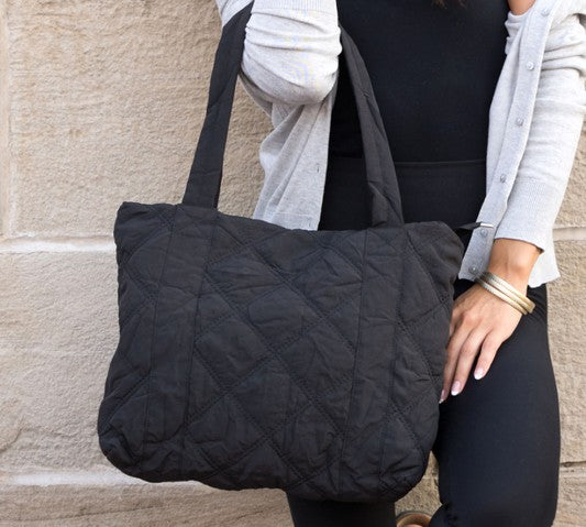 Quilted Tote - Citrine Collective Co