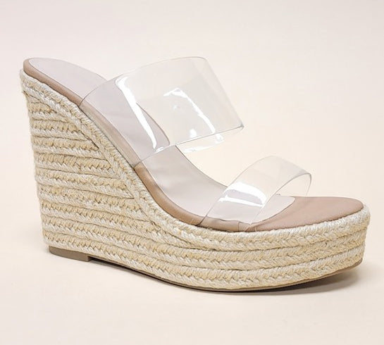 Emily Espadrille-style Wedge Sandal - Citrine Collective Co