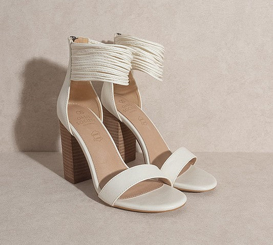 Evelyn Ankle Wrap Heel - Citrine Collective Co